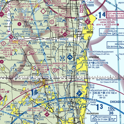 Thompson Strawberry Farm Airport (US-0130) VFR Sectional  Gaming Mouse Pad