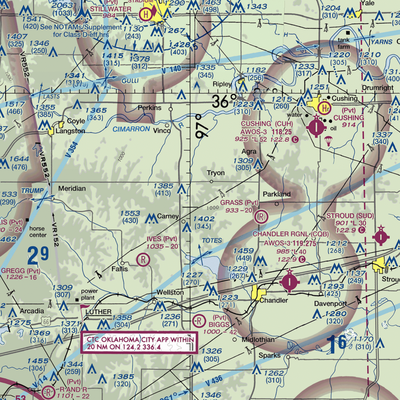 Melton Airport (US-0116) VFR Sectional  Gaming Mouse Pad