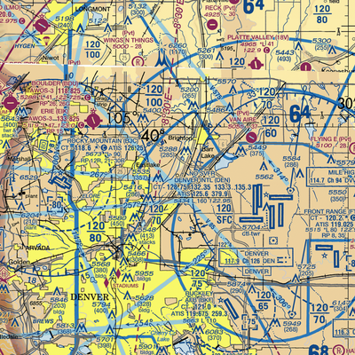 Henderson Airport (US-0074) VFR Sectional  Gaming Mouse Pad