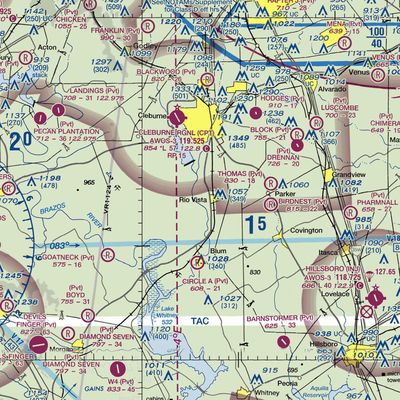 Grand Valley Lands Airport (US-0032) VFR Sectional  Gaming Mouse Pad