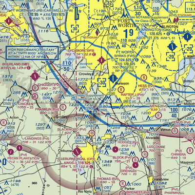 Brabsom Farm Airport (US-0025) VFR Sectional  Gaming Mouse Pad