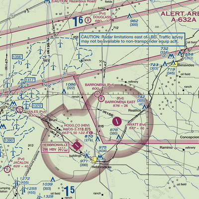 Barronena East Airport (TS69) VFR Sectional  Gaming Mouse Pad