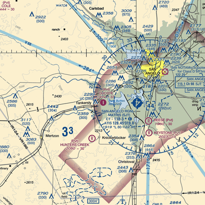 Ducote Airpark (TS65) VFR Sectional  Gaming Mouse Pad