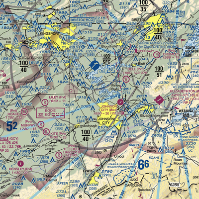 Mc Afee Stol Patch STOLport (TN62) VFR Sectional  Gaming Mouse Pad