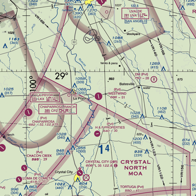 Westwind Ranch Airport (TE83) VFR Sectional  Gaming Mouse Pad