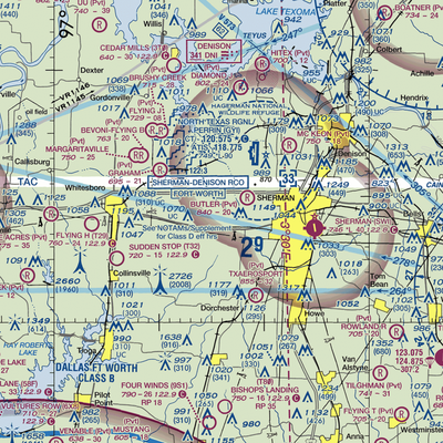 Lm Ranch Airport (TA93) VFR Sectional  Gaming Mouse Pad