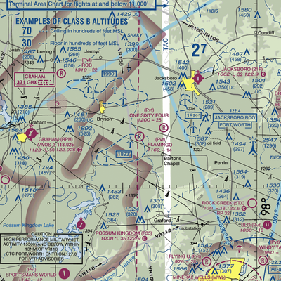 Flamingo Airfield (TA59) VFR Sectional  Gaming Mouse Pad