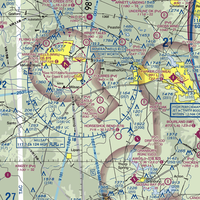 Eagle Airport (TA51) VFR Sectional  Gaming Mouse Pad