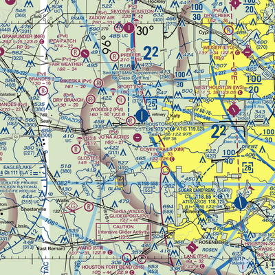 Jo Na Acres Airport (TA03) VFR Sectional  Gaming Mouse Pad