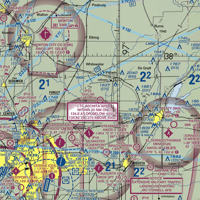 Taylor Airport (SN46) VFR Sectional  Gaming Mouse Pad