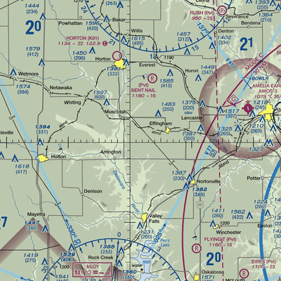 Strafuss Airport (SN43) VFR Sectional  Gaming Mouse Pad