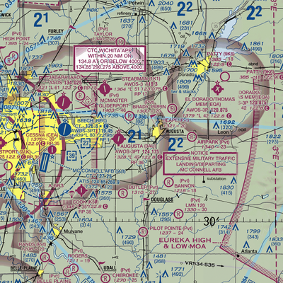 Sills Air Park (SN18) VFR Sectional  Gaming Mouse Pad