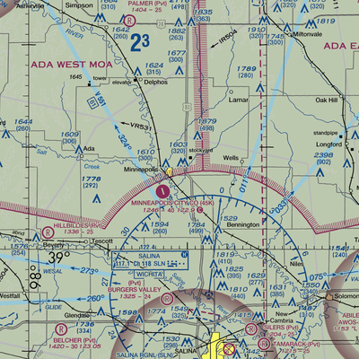 Solomon Valley Airpark (SN09) VFR Sectional  Gaming Mouse Pad