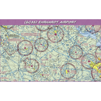 Ehrhardt Airport (SC35) VFR Sectional Water Bottle