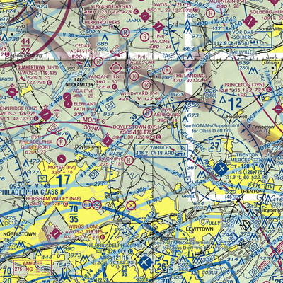 Buckingham Airport (PS68) VFR Sectional  Gaming Mouse Pad