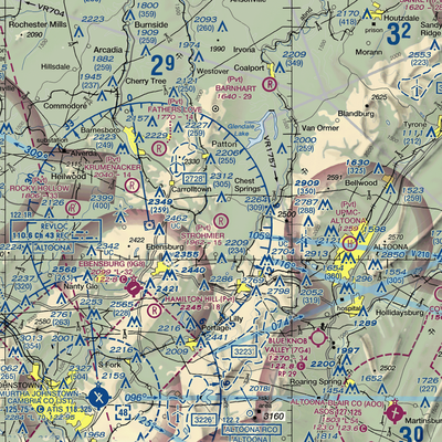 Strohmier Airport (PN53) VFR Sectional  Gaming Mouse Pad