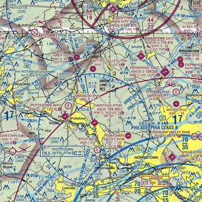 Drewniany-Springmeadow Airport (PA85) VFR Sectional  Gaming Mouse Pad