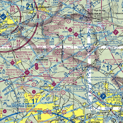 Monesmith Airport (PA05) VFR Sectional  Gaming Mouse Pad