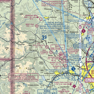 Apple Valley Airport (OR61) VFR Sectional  Gaming Mouse Pad