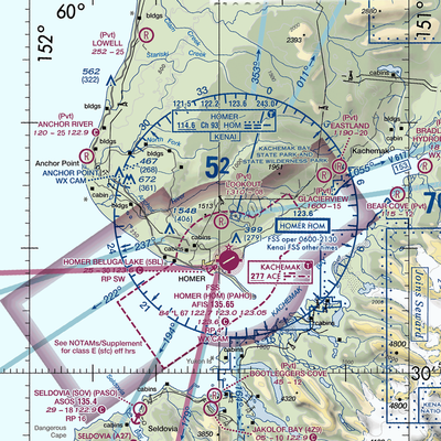 Lookout Airport (OL99) VFR Sectional  Gaming Mouse Pad