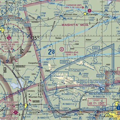 Jennings Ranch Airport (OL09) VFR Sectional  Gaming Mouse Pad