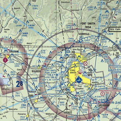 Venture Aerodrome Airpark Nr 2 Ultralightport (OK27) VFR Sectional  Gaming Mouse Pad