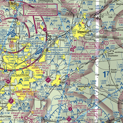 Hammond Airport (OI91) VFR Sectional  Gaming Mouse Pad