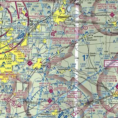 Williamson Airport (OI73) VFR Sectional  Gaming Mouse Pad