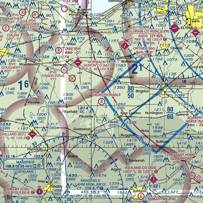 D. A. Chandler Airport (OI42) VFR Sectional  Gaming Mouse Pad