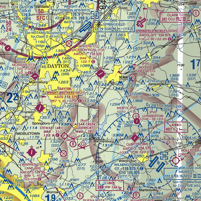 Fricke Airport (OI34) VFR Sectional  Gaming Mouse Pad