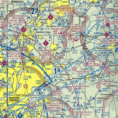 Maplewood Orchard Airport (OH95) VFR Sectional  Gaming Mouse Pad