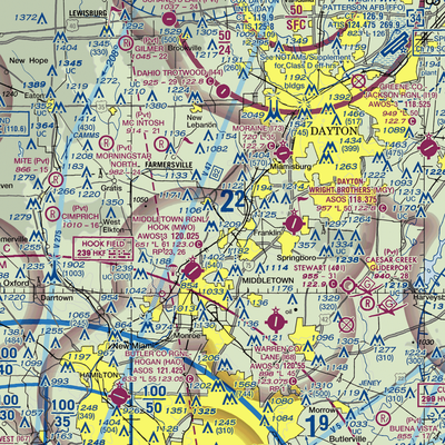 Hummel Airport (OH64) VFR Sectional  Gaming Mouse Pad