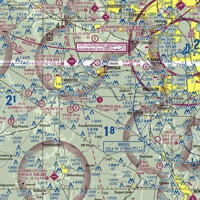 Stoltzfus Airfield (OH22) VFR Sectional  Gaming Mouse Pad