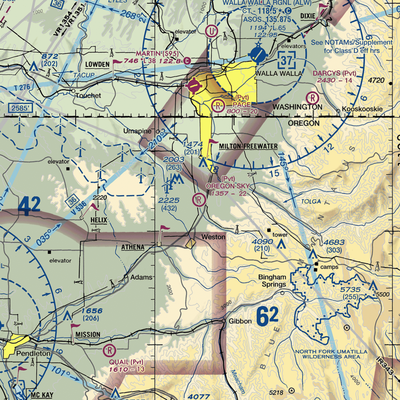 Oregon Sky Ranch Airport (OG33) VFR Sectional  Gaming Mouse Pad