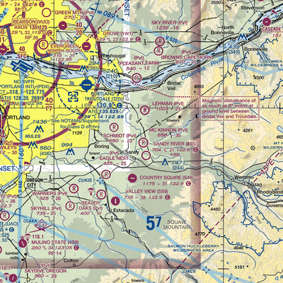 Mc Kinnon Airpark (OG29) VFR Sectional  Gaming Mouse Pad