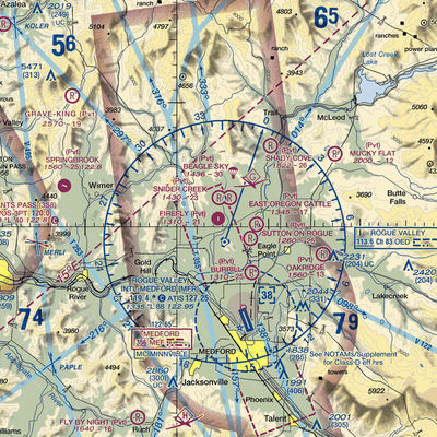 Firefly Ranch Airfield (OG25) VFR Sectional  Gaming Mouse Pad