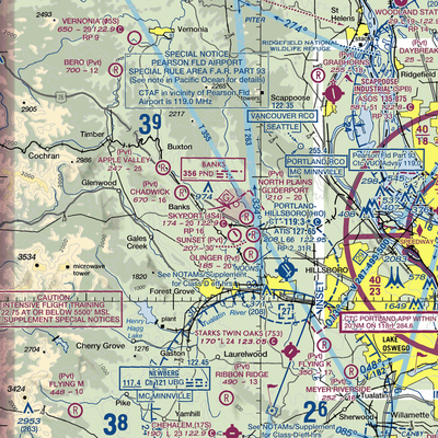 Rieben Airport (OG02) VFR Sectional  Gaming Mouse Pad