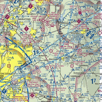 Buena Vista Farm Airport (OA12) VFR Sectional  Gaming Mouse Pad