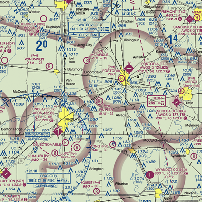 Rutter Airport (OA04) VFR Sectional  Gaming Mouse Pad