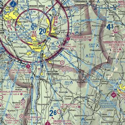 Alexander Farm Airport (NY82) VFR Sectional  Gaming Mouse Pad