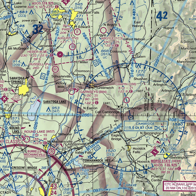 Archdale Meadows Airport (NY63) VFR Sectional  Gaming Mouse Pad