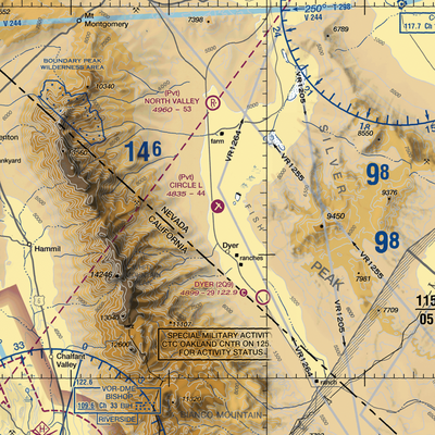 Circle L Ranch Airport (NV27) VFR Sectional  Gaming Mouse Pad