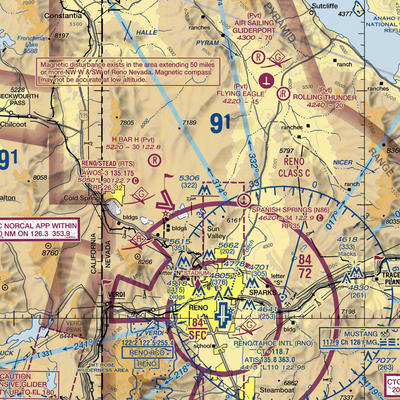 Youngberg Ranch Airport (NV17) VFR Sectional  Gaming Mouse Pad