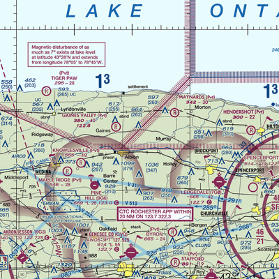 Dawn Patrol Aviation Airport (NK31) VFR Sectional  Gaming Mouse Pad