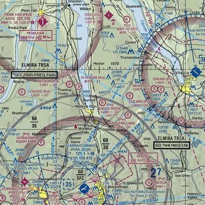 Eagle Ridge Airport (NK09) VFR Sectional  Gaming Mouse Pad