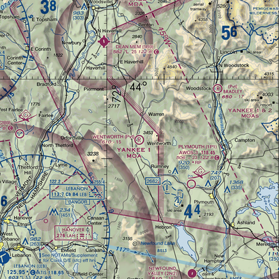 Wentworth Aerodrome Airport (NH96) VFR Sectional  Gaming Mouse Pad