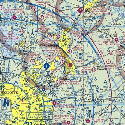 Spencer Airport (NC35) VFR Sectional  Gaming Mouse Pad