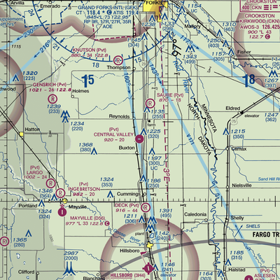 Central Valley Aviation Airport (NA81) VFR Sectional  Gaming Mouse Pad