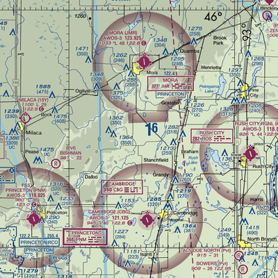 Grohnke Field (MY92) VFR Sectional  Gaming Mouse Pad