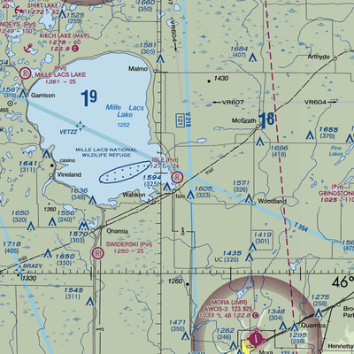 Isle Private Airport (MY72) VFR Sectional  Gaming Mouse Pad